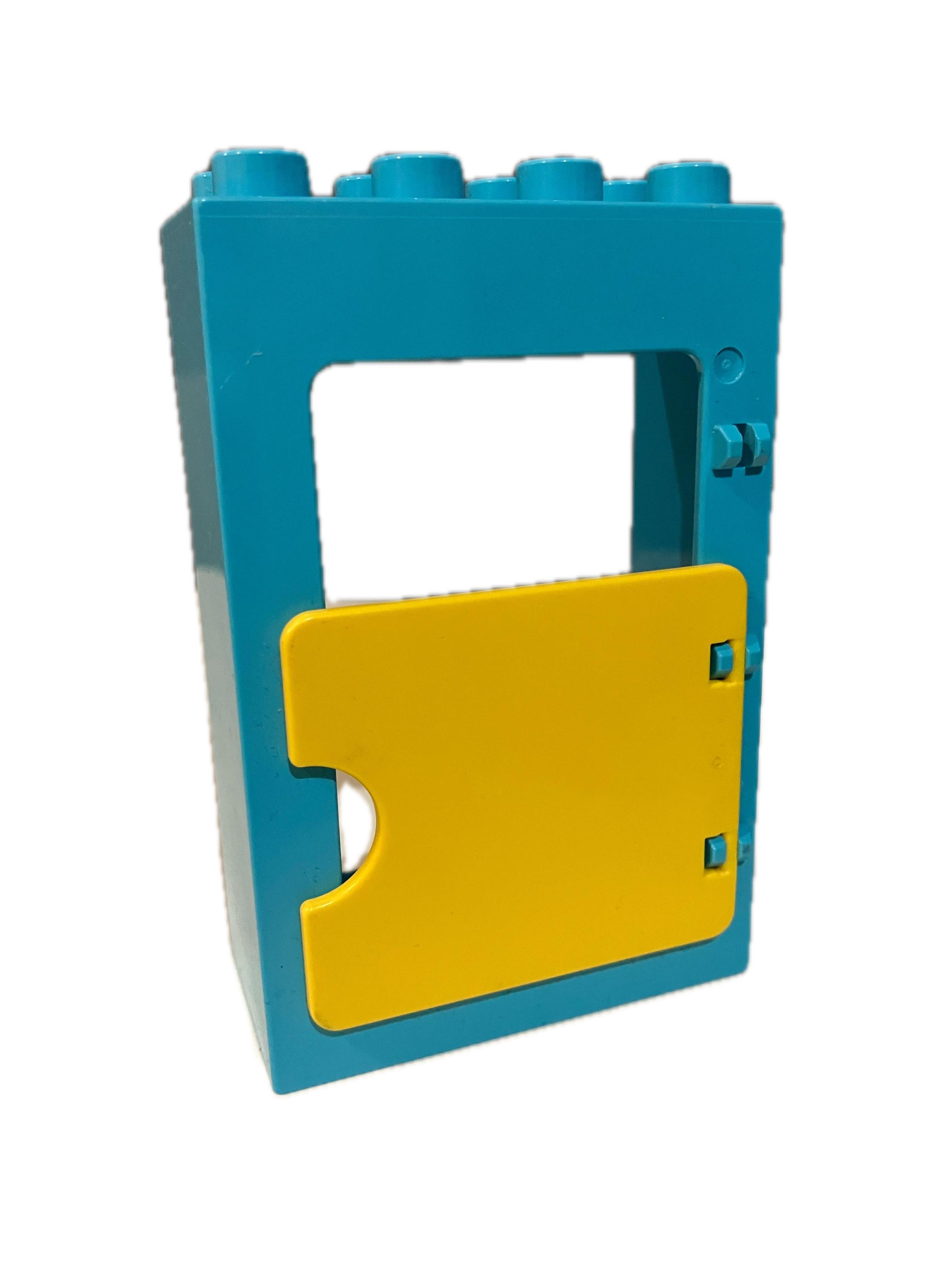 Lego® Duplo® dveře, vrátka, tyrkysovožluté
